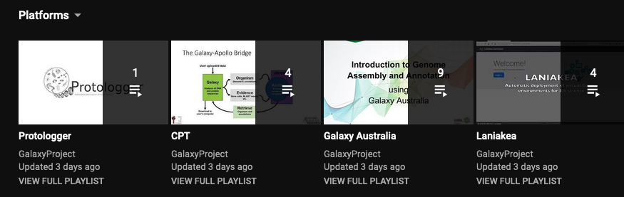 Platforms Videos